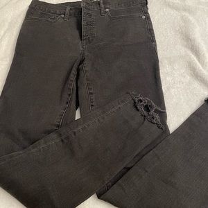 Madewell mid rise ankle skinny jeans